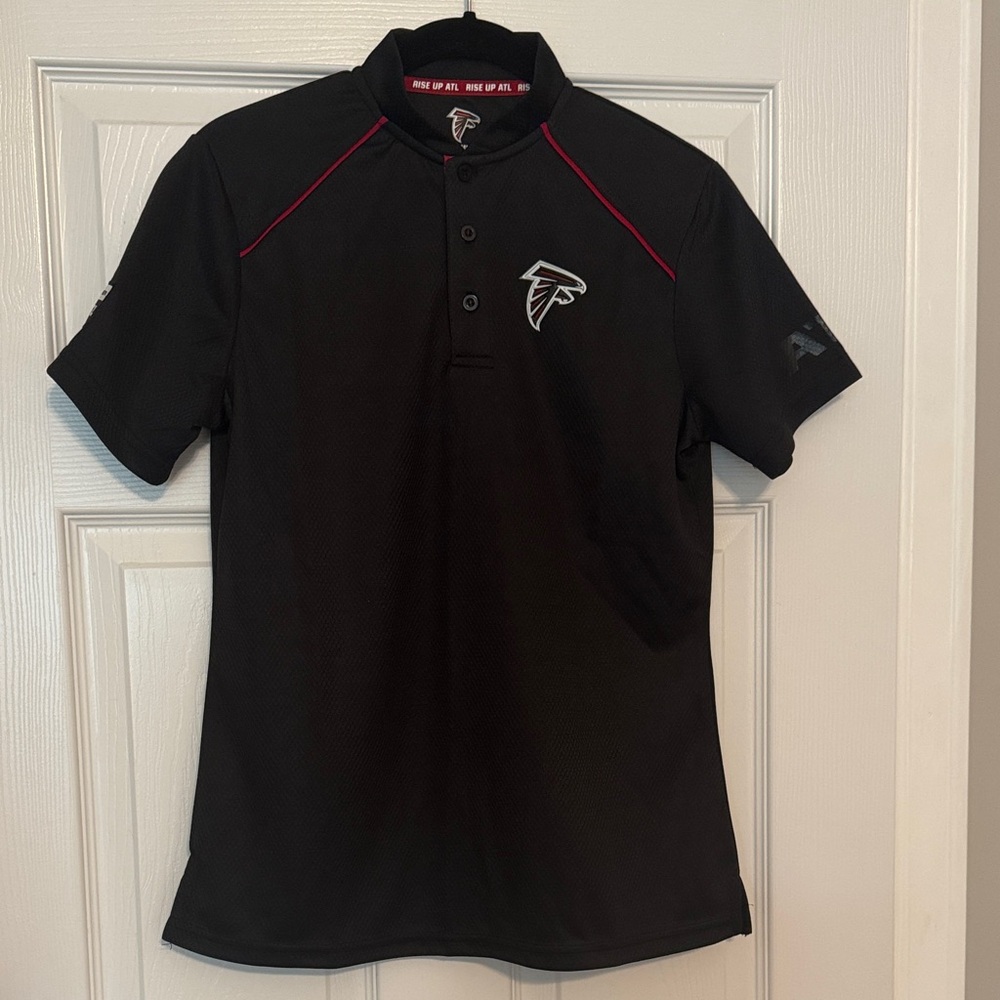 Women’s Black Atlanta Falcons Polo Shirt